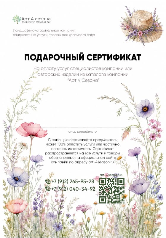 подарочный сертификат