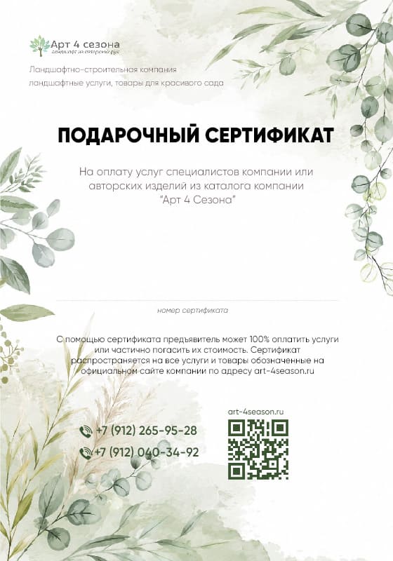 подарочный сертификат